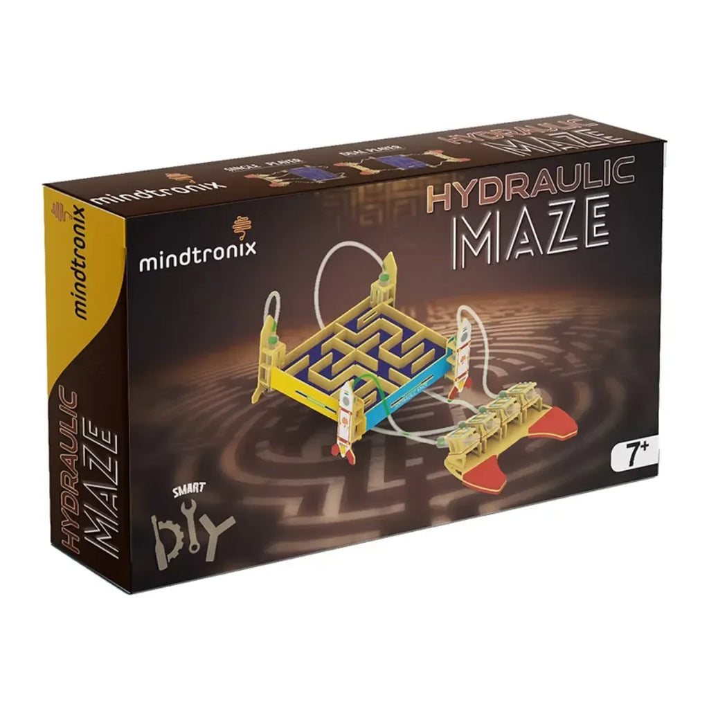 Mintronix Hydraulic Maze | STEM Educational DIY Kit | Learn Hydraulics, Physics & Engineering | Build Your Own Maze Game - Naivri