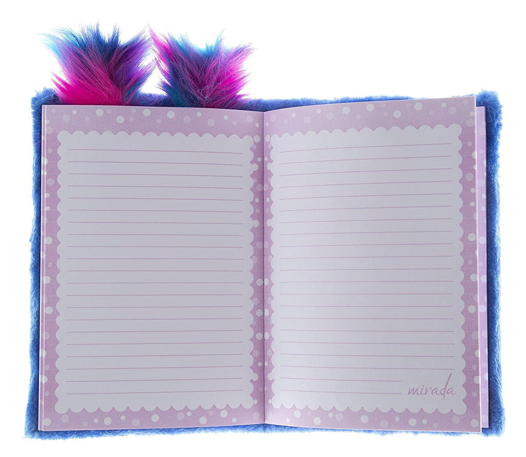 Mirada Blue Owl Plush Notebook - Naivri