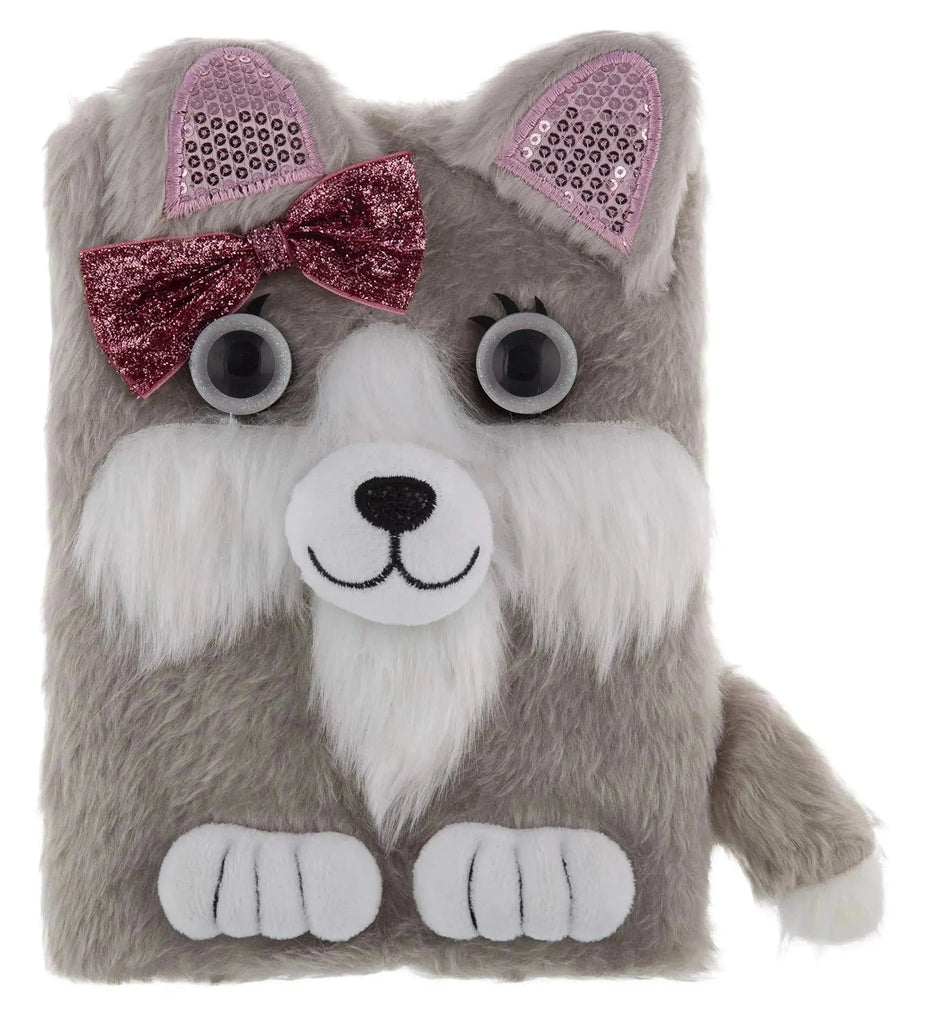 Mirada Bow Bow the Puppy Plush Notebook - Naivri