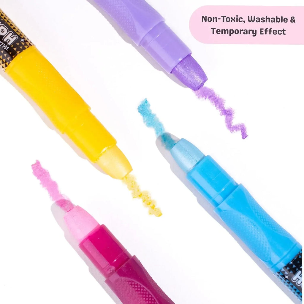 Mirada Color Pop Hair Chalk – Vibrant Washable Hair Colors for Kids (Non-Toxic & Easy to Apply) - Naivri