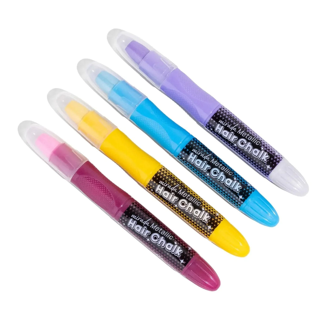 Mirada Color Pop Hair Chalk – Vibrant Washable Hair Colors for Kids (Non-Toxic & Easy to Apply) - Naivri