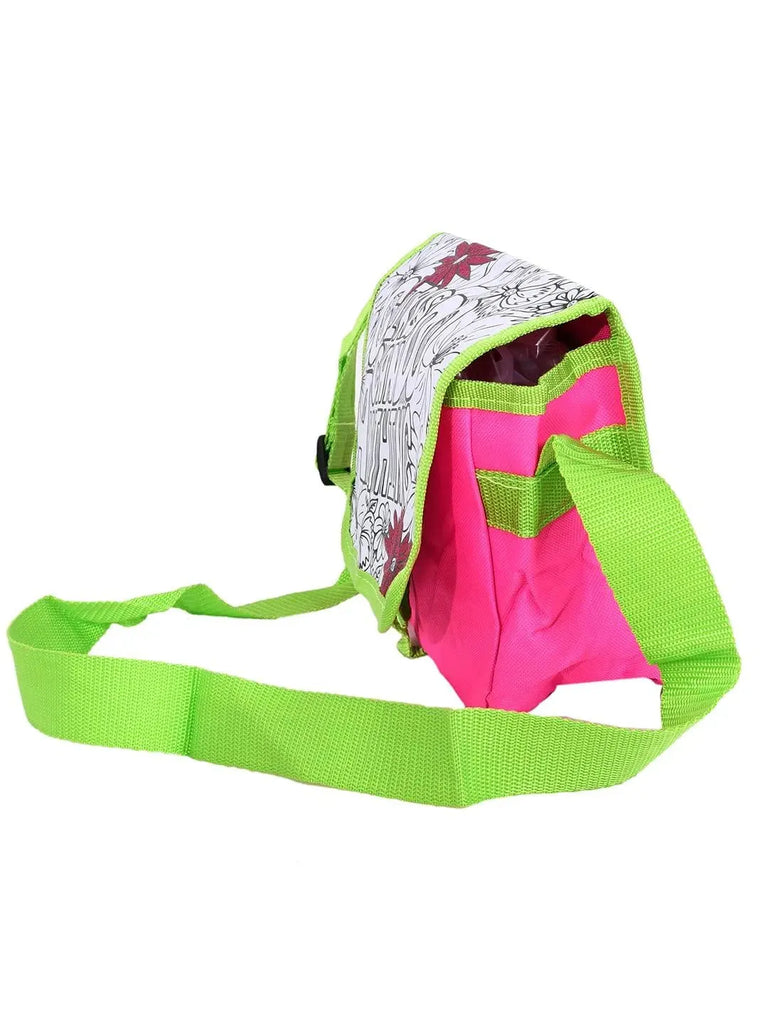 Mirada Color Your Own Girly Sling Purse - Naivri