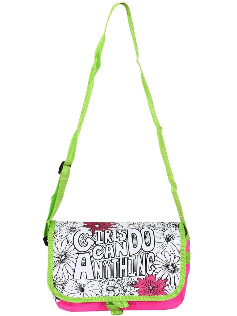 Mirada Color Your Own Girly Sling Purse - Naivri