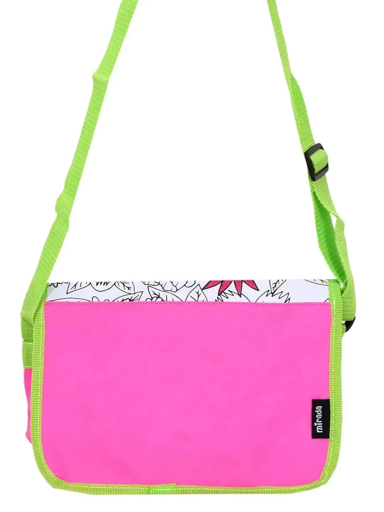 Mirada Color Your Own Girly Sling Purse - Naivri