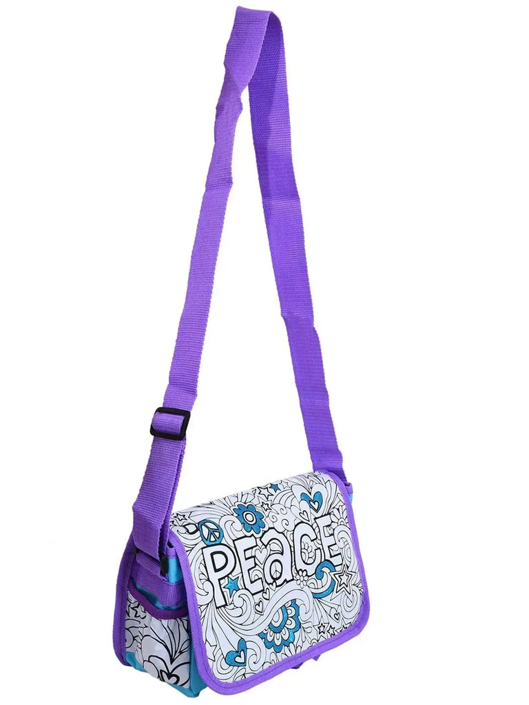 Mirada Color Your Own Peace Sling Bag - Naivri