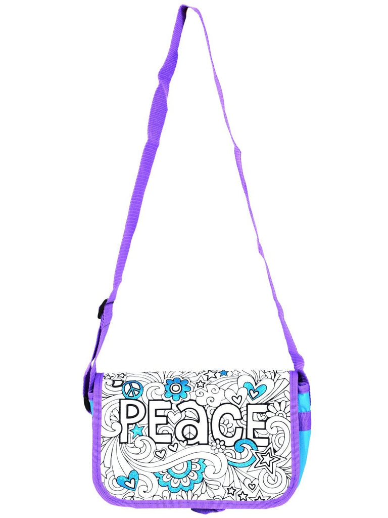 Mirada Color Your Own Peace Sling Bag - Naivri