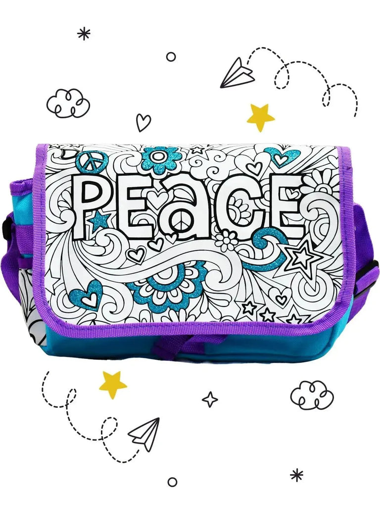 Mirada Color Your Own Peace Sling Bag - Naivri