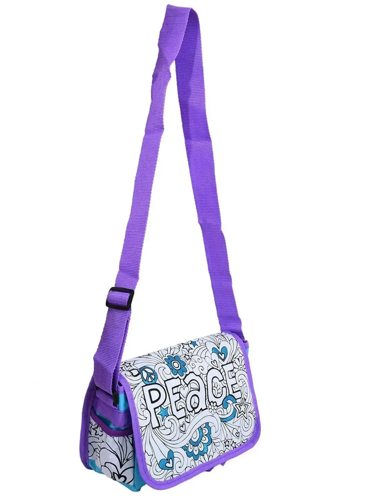 Mirada Color Your Own Peace Sling Bag - Naivri