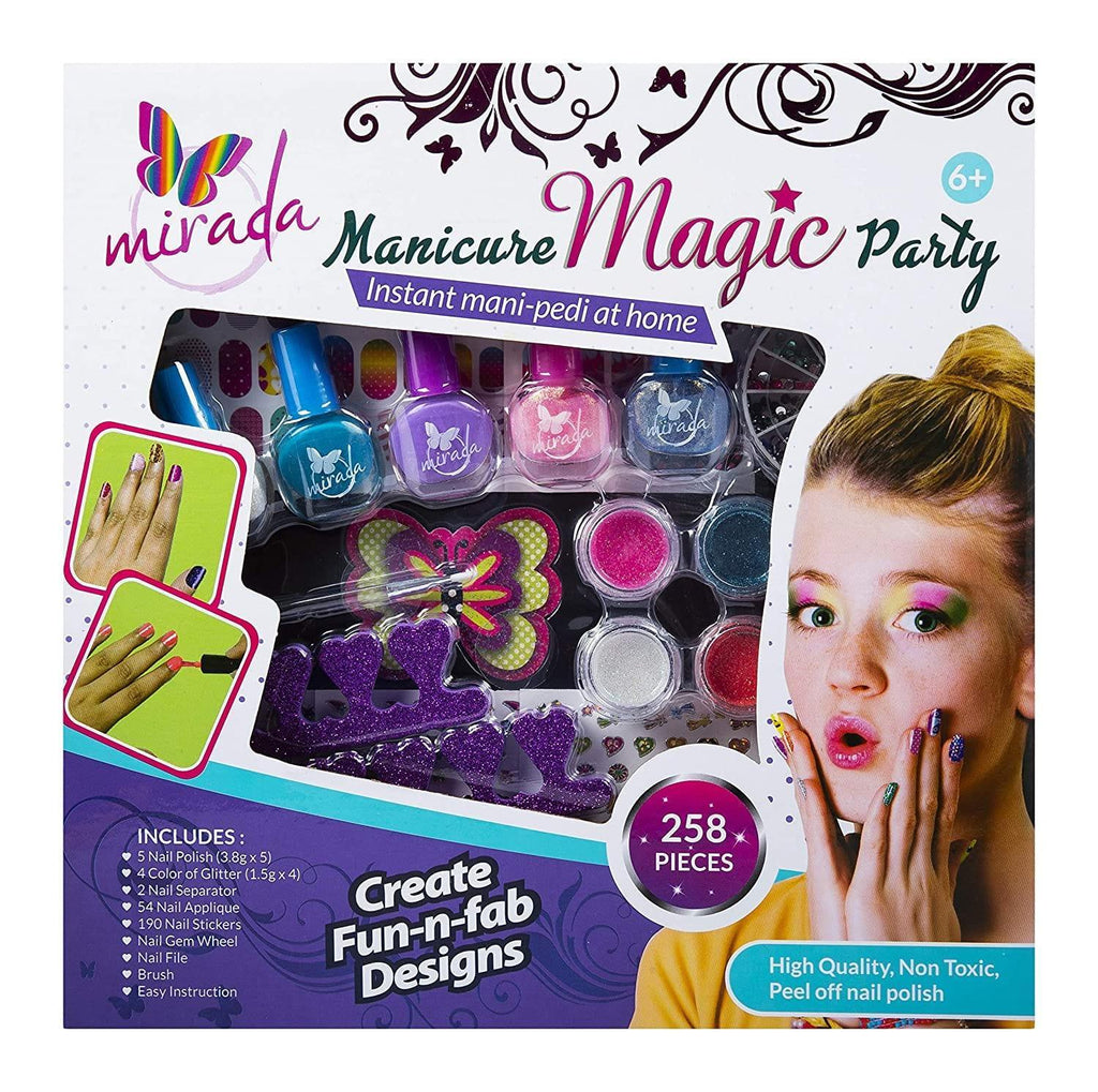 Mirada Manicure Magic Party Instant Medi-Pedi At Home - Naivri