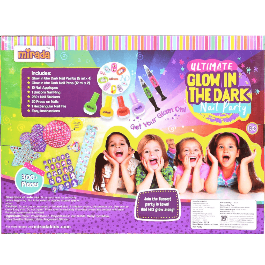 Mirada Ultimate Glow in the Dark Nail Party - Naivri