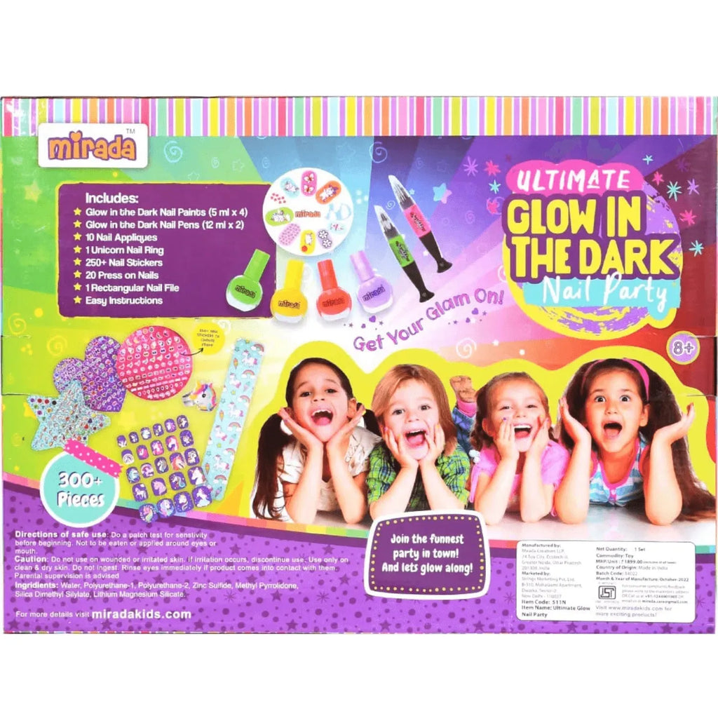 Mirada Ultimate Glow in the Dark Nail Party - Naivri