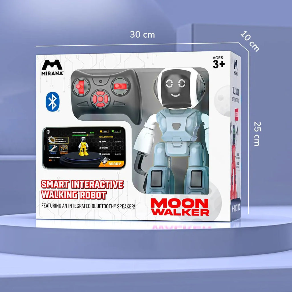 Mirana Smart Interactive Walking Robot Moon Walker Grey - Naivri