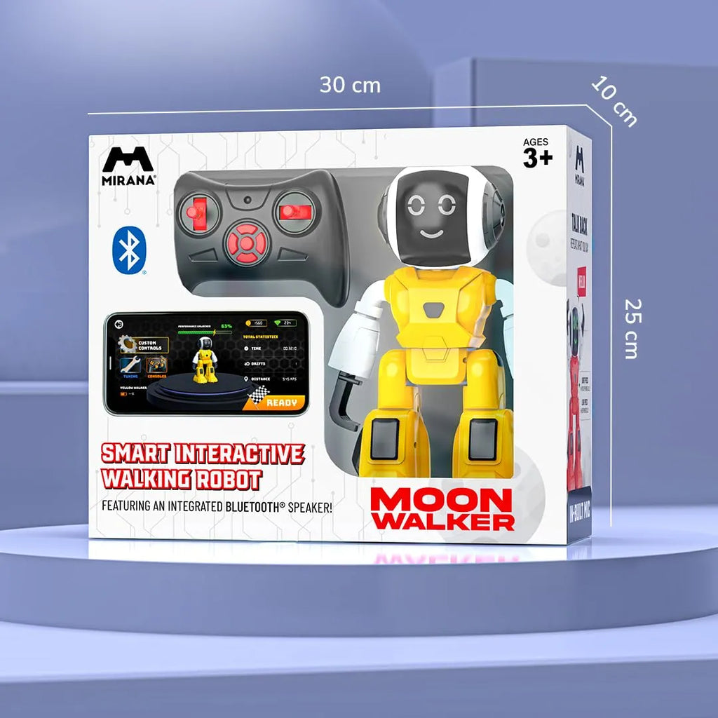 Mirana Smart Interactive Walking Robot Moon Walker Yellow - Naivri