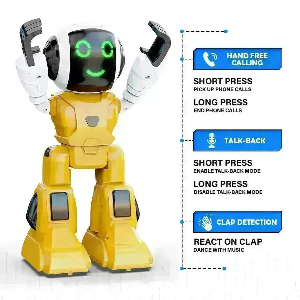 Mirana Smart Interactive Walking Robot Moon Walker Yellow - Naivri