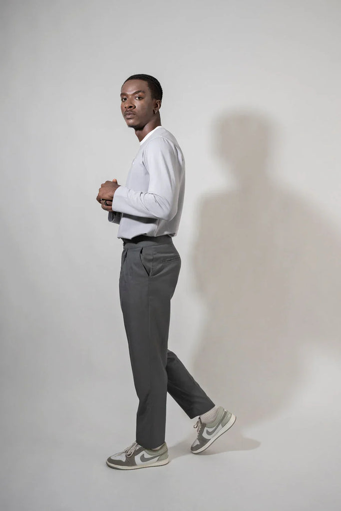 Modern Basic Waist Trouser - Naivri
