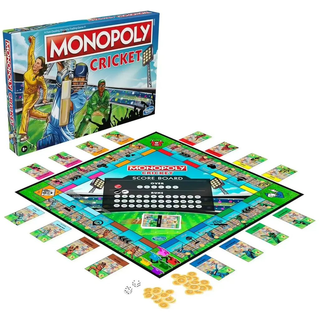 Monopoly Cricket F8707 – Cricket Meets Classic Monopoly Strategy! - Naivri