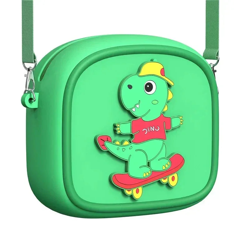 Multicolor Silicone Sling Bag – Stylish & Kid-Friendly! ?✨ - Naivri