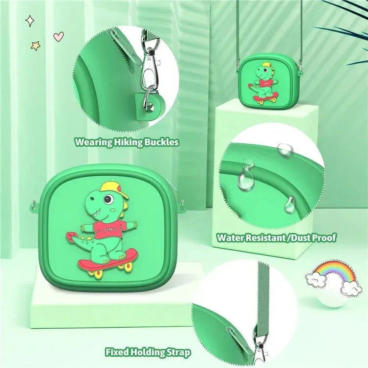 Multicolor Silicone Sling Bag – Stylish & Kid-Friendly! ?✨ - Naivri