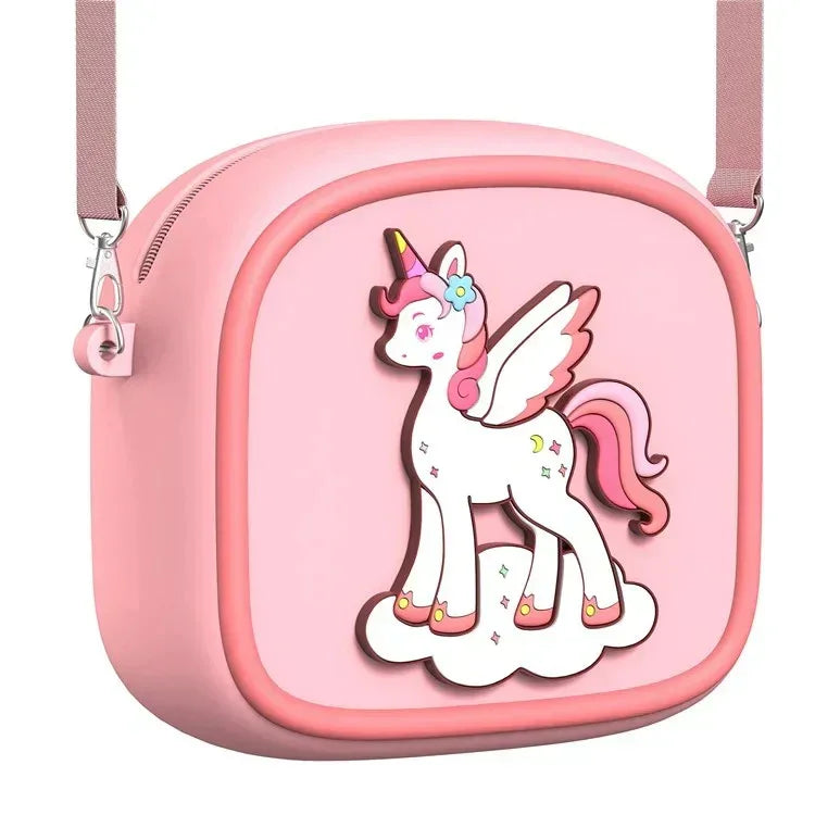 Multicolor Silicone Sling Bag – Stylish & Kid-Friendly! ?✨ - Naivri