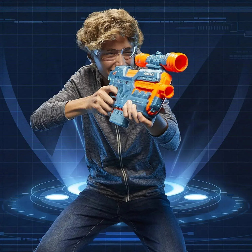 Nerf Elite 2.0 Phoenix CS-6 Motorized Blaster with Customizing Features - Naivri