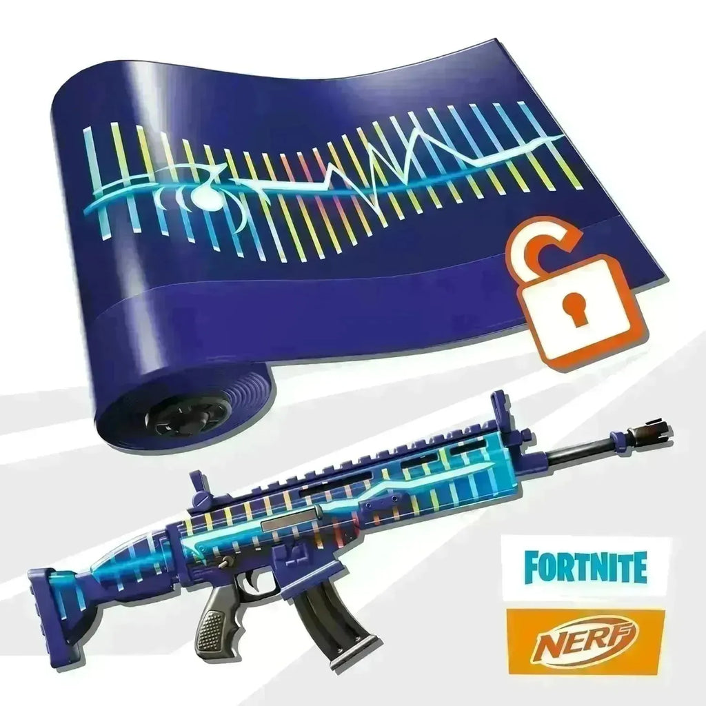 Nerf Fortnite Blue Shock Fast Motorized Blasting - Naivri