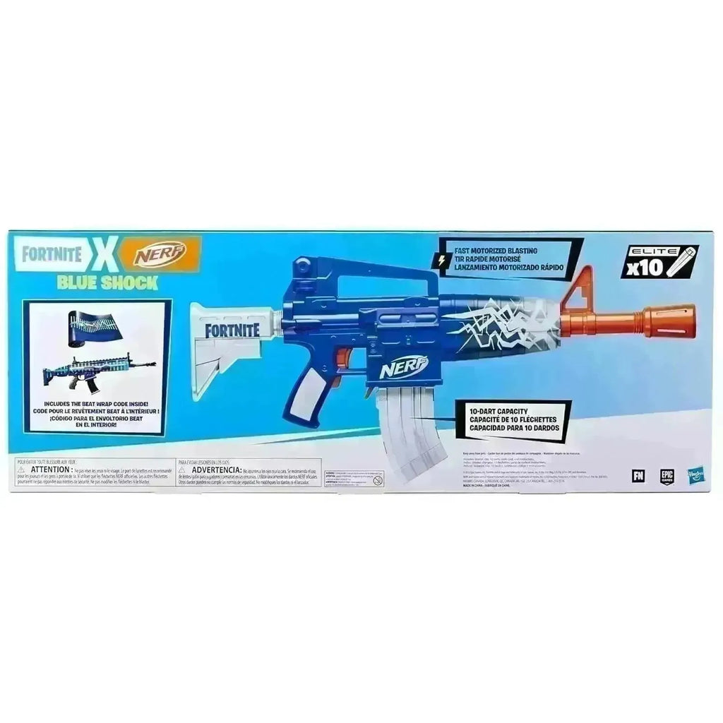 Nerf Fortnite Blue Shock Fast Motorized Blasting - Naivri