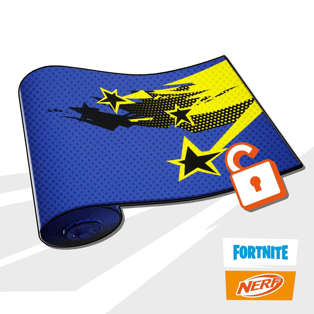 Nerf Fortnite Half Tone Hero Blaster – Official Fortnite Edition Dart Blaster with Bonus In-Game Code and 12 Elite Darts - Naivri