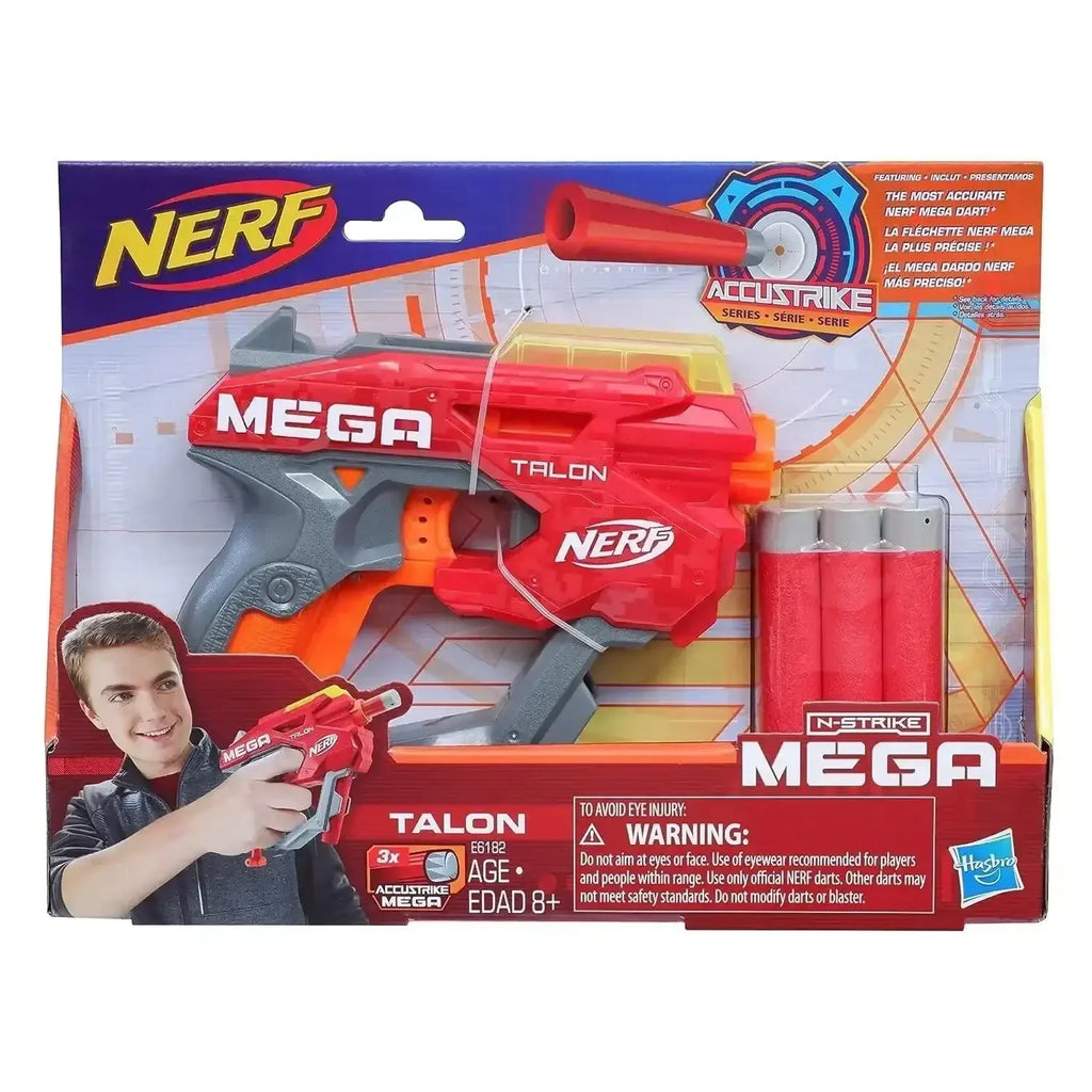 Nerf Mega Talon Blaster with AccuStrike Darts - Naivri
