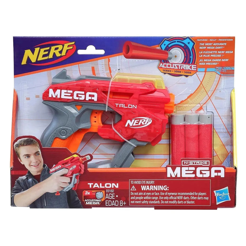 Nerf Mega Talon Blaster with AccuStrike Darts - Naivri