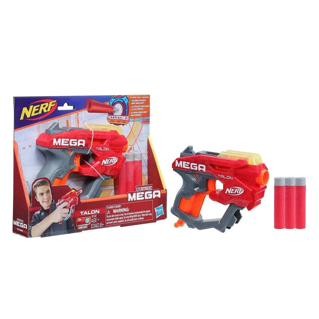 Nerf Mega Talon Blaster with AccuStrike Darts - Naivri