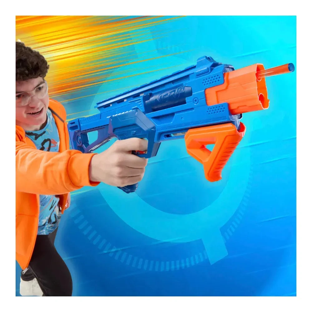 Nerf N Series Double Impact Blaster – With 12 Official Nerf N1 Darts | High Accuracy Foam Dart Gun by Hasbro - Naivri