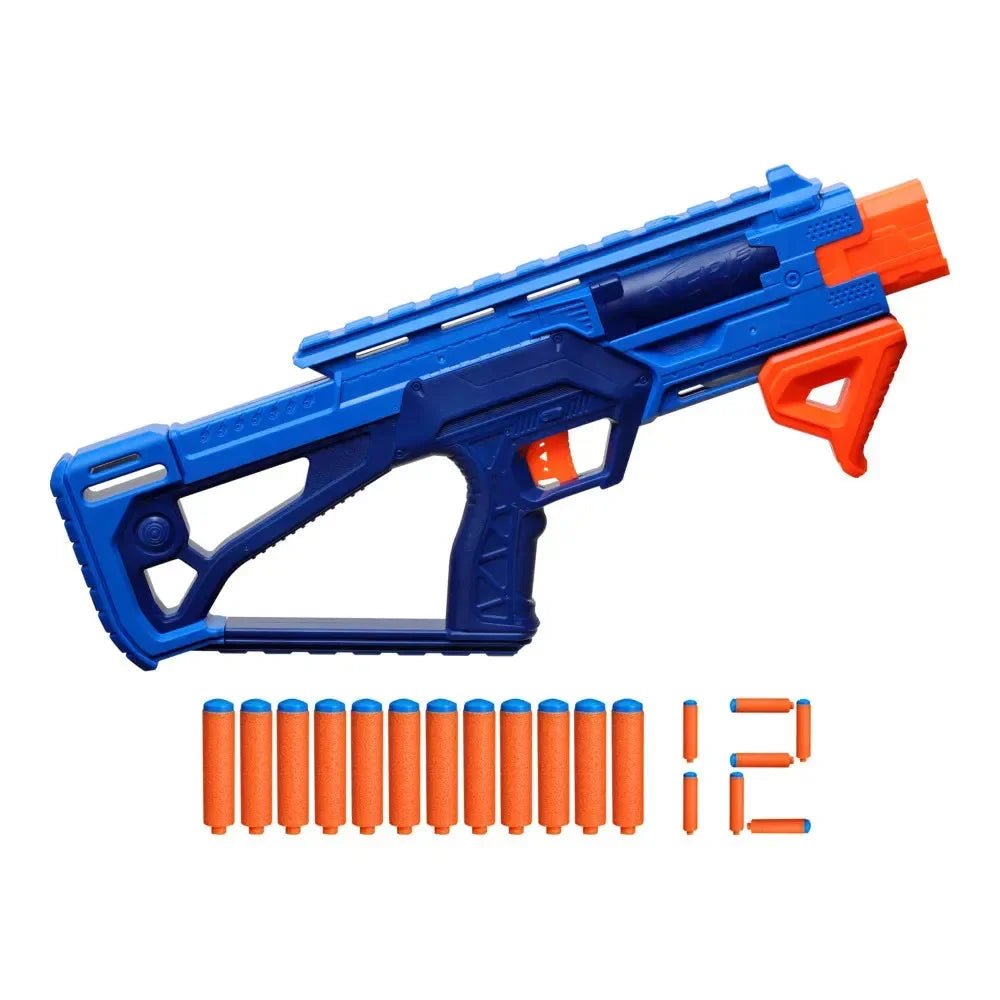 Nerf N Series Double Impact Blaster – With 12 Official Nerf N1 Darts | High Accuracy Foam Dart Gun by Hasbro - Naivri