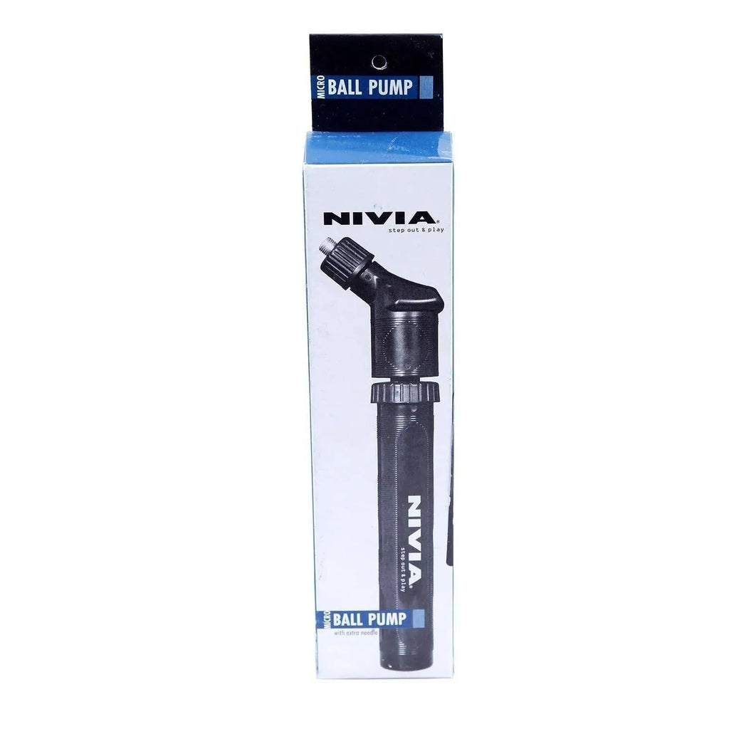 Nivia Ball Pump Double Action Black - Naivri