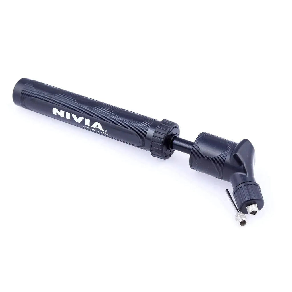 Nivia Ball Pump Double Action Black - Naivri