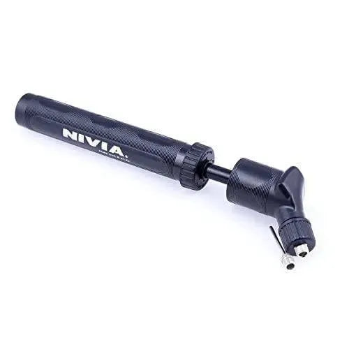 Nivia Ball Pump Double Action Black - Naivri