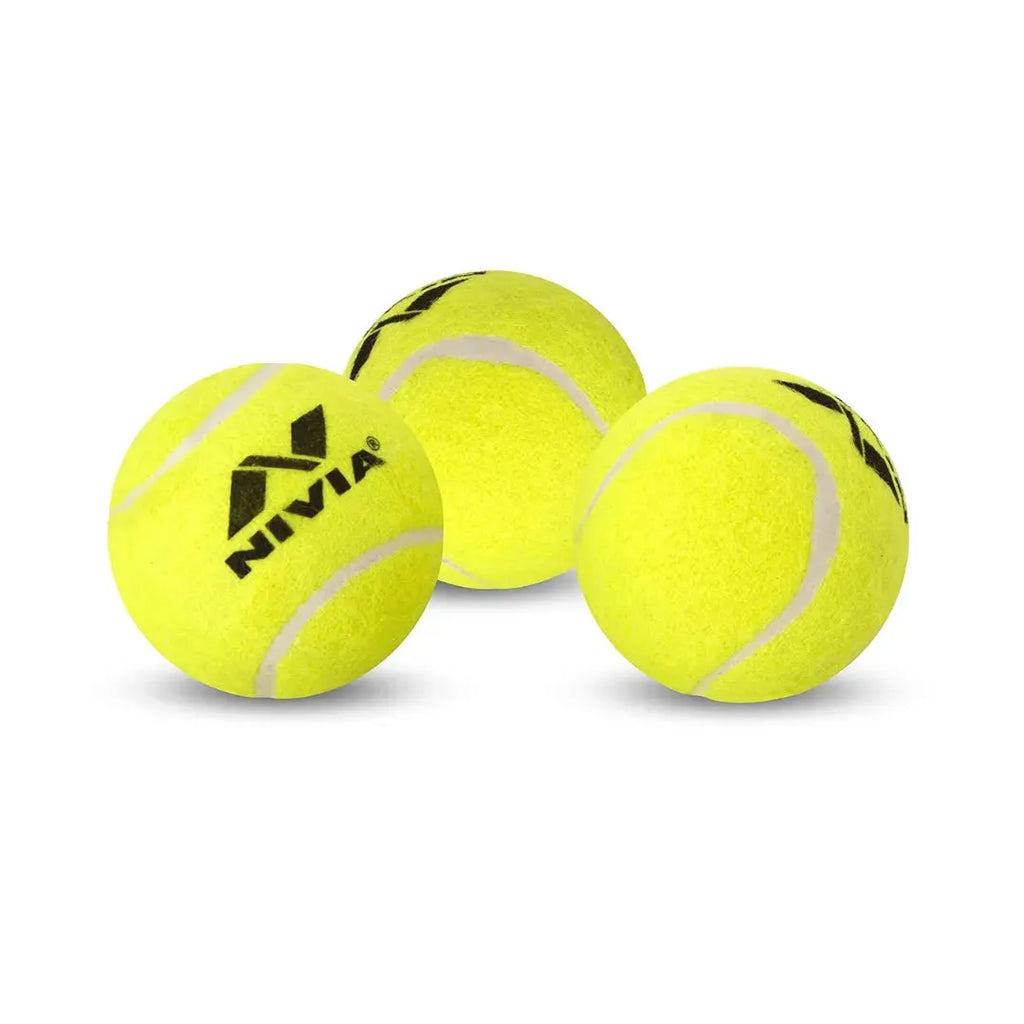 Nivia Cricket Teniss Ball Light Yellow - Naivri