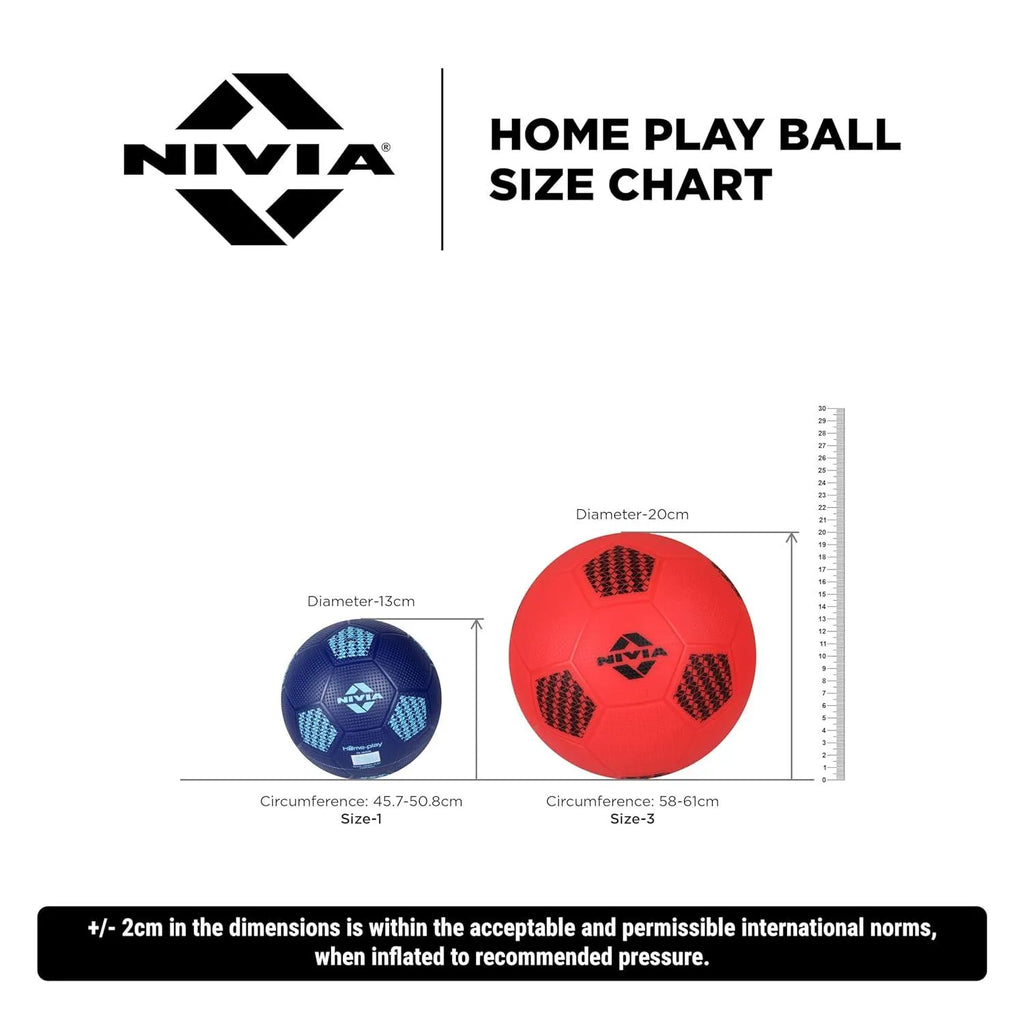 Nivia Home Play Mini Football Size 3 Blue - Naivri