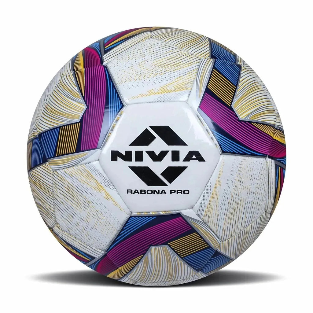 Nivia Rabona Pro Football Size 5 White - Naivri