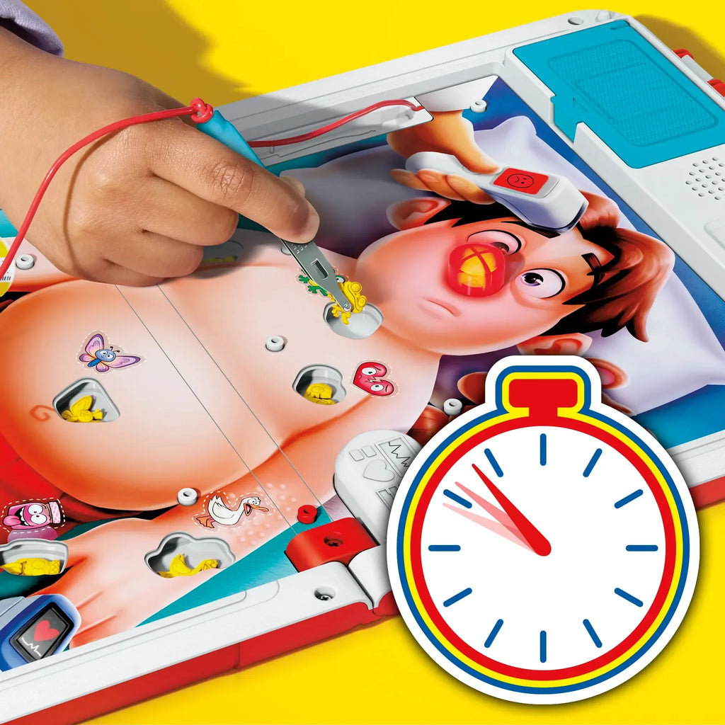 Operation Electronic Board Game with All-in-One Carrying Case – 2 Modes, Lights & Funny Sounds | Classic Kids Game for Ages 6+ - Naivri