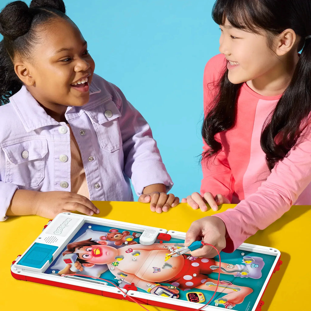 Operation Electronic Board Game with All-in-One Carrying Case – 2 Modes, Lights & Funny Sounds | Classic Kids Game for Ages 6+ - Naivri
