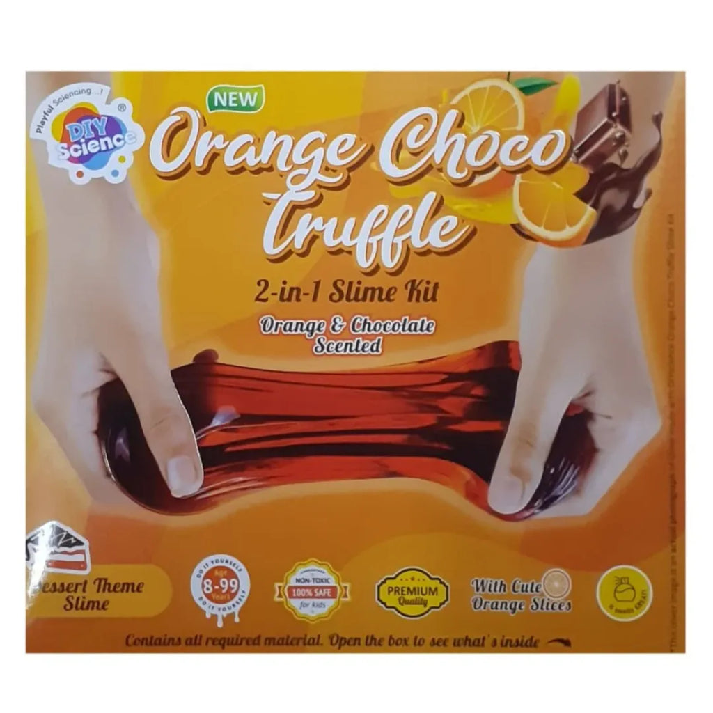 Orange Choco Truffle 2 in 1 Slime Kit Scented - Naivri