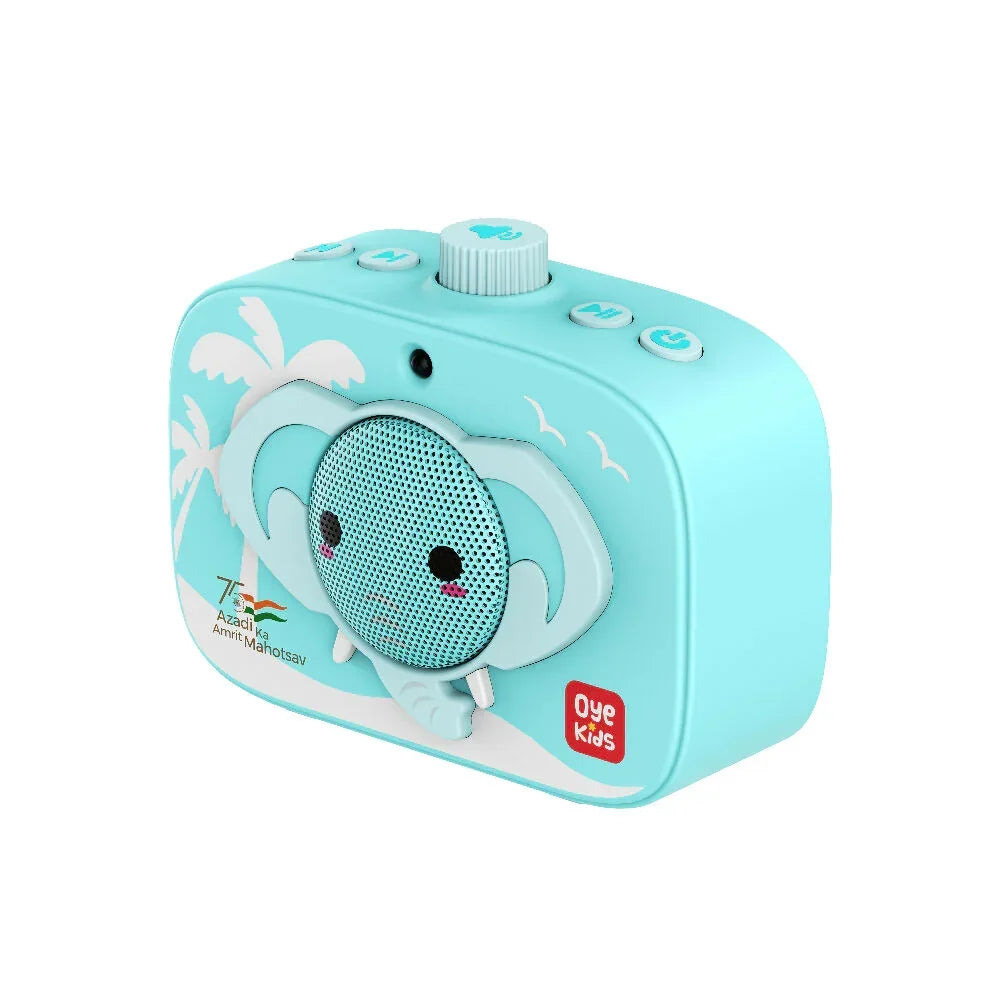 Oye Kids Story Box Speaker with 1000 Stories in Hindi and English. Electronic Learning Toy for Kids Age 3 to 10. Birthday Gift for Kids Boys Girls Children Babies. Story Telling Speaker for Children. - Naivri
