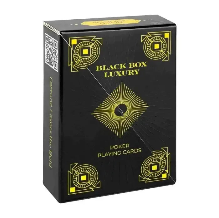 Parksons Cartamundi Black Box Luxury Playing Cards – Premium Poker Deck in Swivel Case | Jumbo Index | Waterproof, Durable PVC | Ideal Gift for Game Enthusiasts & Collectors - Naivri
