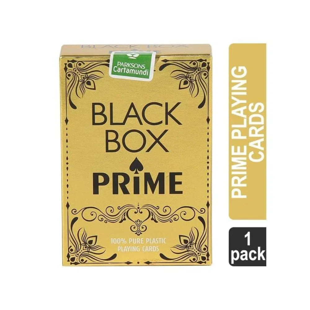 Parksons Cartamundi Black Box Prime Playing Cards – Premium Deck for Card Games | Smooth Finish | Professional Quality Playing Cards in Elegant Box - Naivri