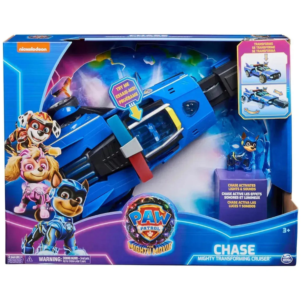 Paw Patrol Chase Mighty Transforming Cruiser - Naivri