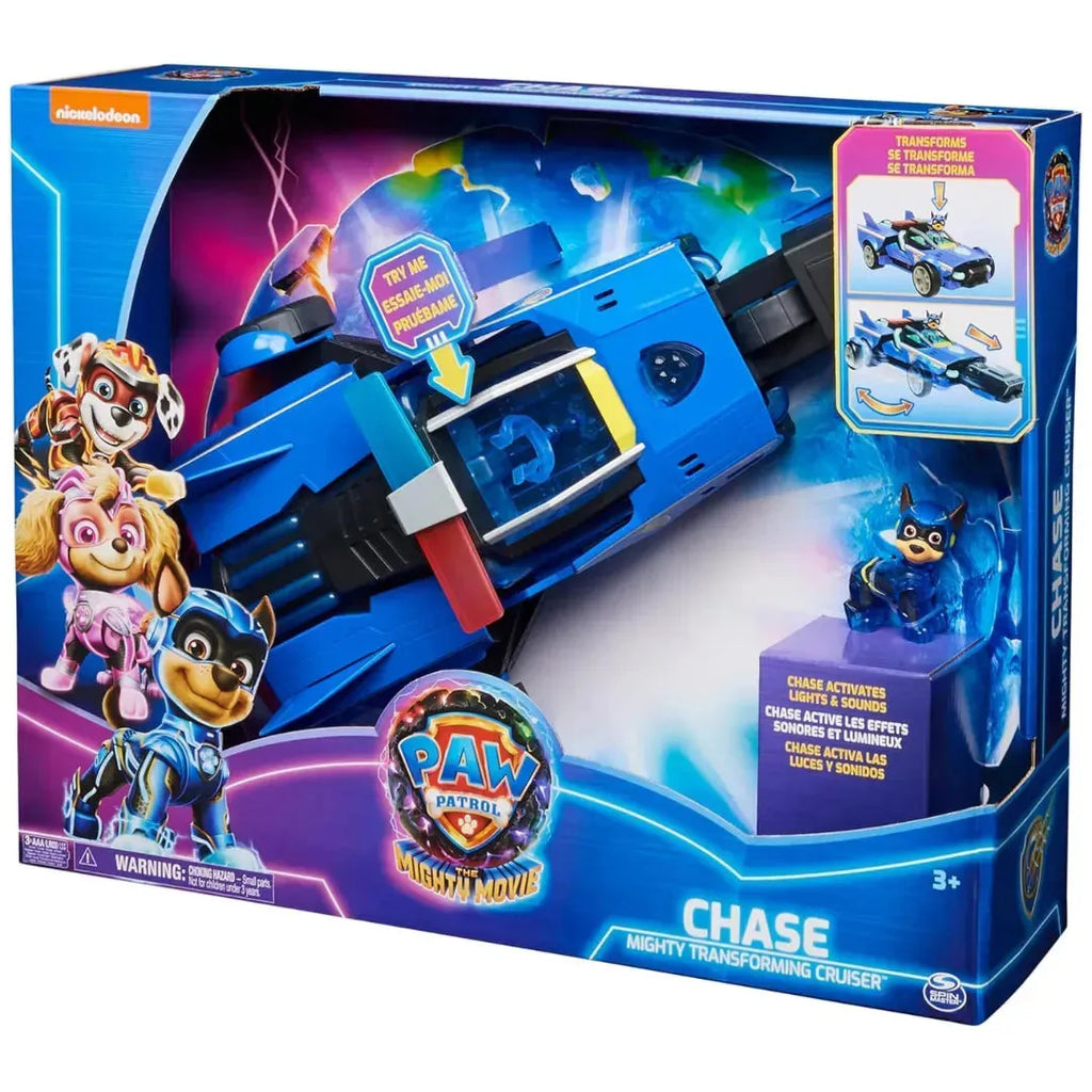 Paw Patrol Chase Mighty Transforming Cruiser - Naivri