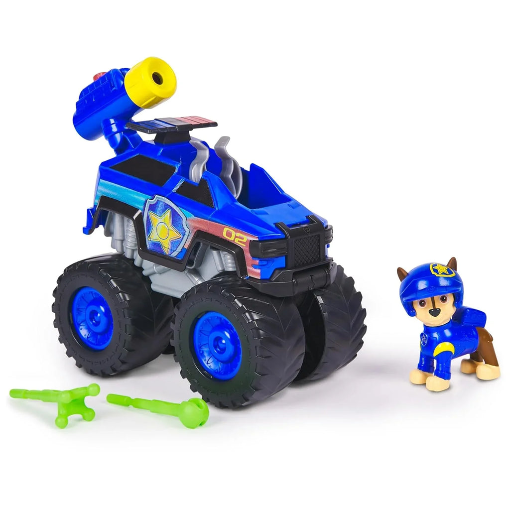PAW Patrol Chase Monster Rescue Truck – Dual Launcher Action / Ages 3+ - Naivri