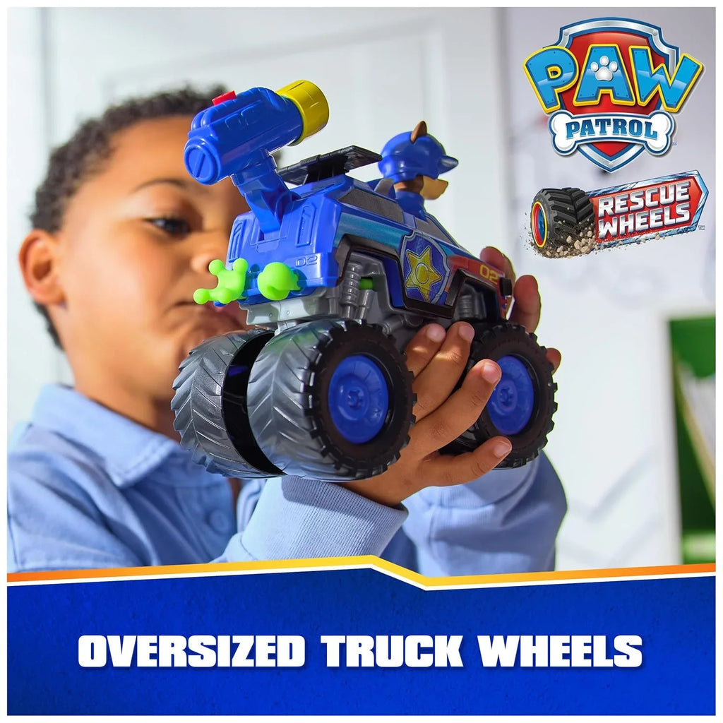 PAW Patrol Chase Monster Rescue Truck – Dual Launcher Action / Ages 3+ - Naivri