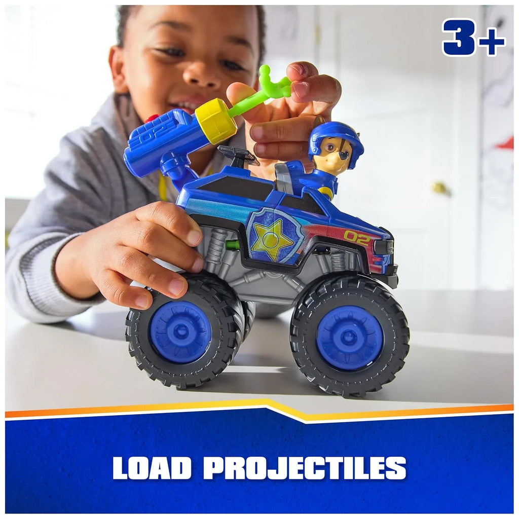 PAW Patrol Chase Monster Rescue Truck – Dual Launcher Action / Ages 3+ - Naivri
