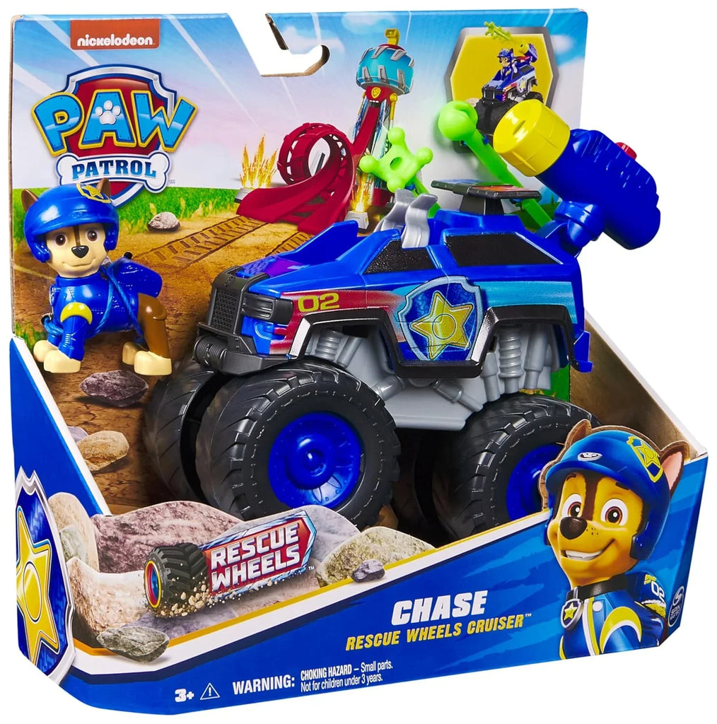 PAW Patrol Chase Monster Rescue Truck – Dual Launcher Action / Ages 3+ - Naivri